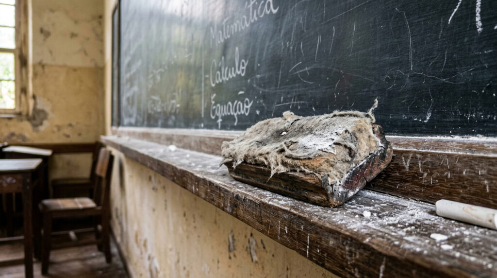 Se você estudou com quadro negro e apagador, sua infância escolar foi bem diferente