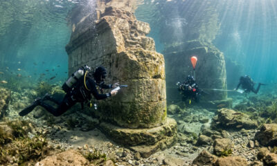 Arqueólogos encontram vestígios de ponte romana de 1.700 anos em rio da Suíça