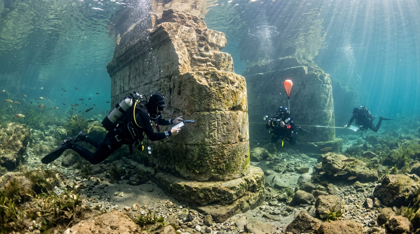Arqueólogos encontram vestígios de ponte romana de 1.700 anos em rio da Suíça
