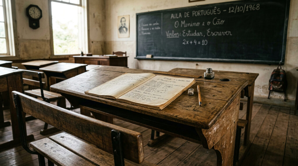 Coisas comuns na sala de aula de antigamente que marcaram a infância de muitos alunos