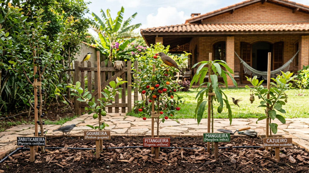 5 árvores frutíferas que dão sombra, frutos doces e atraem pássaros para o quintal