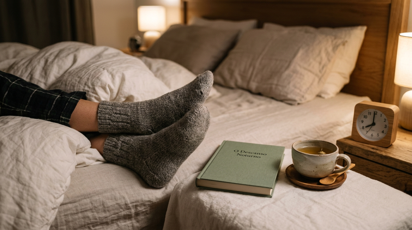 O que significa dormir de meias, segundo a psicologia