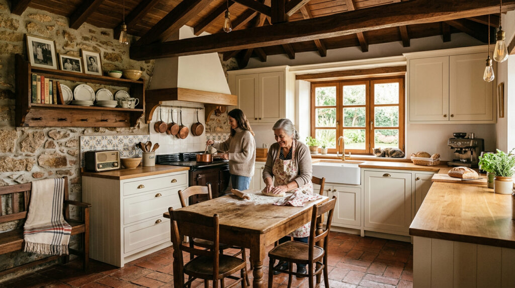 Um jovem arquiteto transforma cozinha dos anos 60 do avô e o resultado mantém 85 anos de memórias