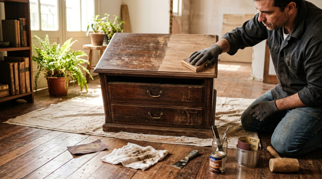 Como pintar criado-mudo antigo e deixar a decoração do quarto mais bonita e atual