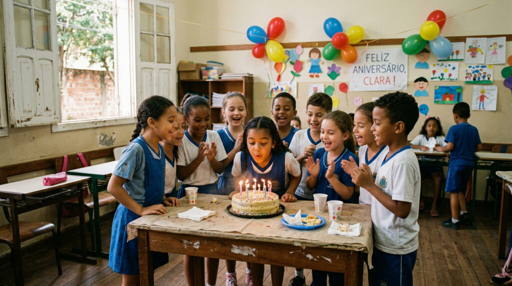 Festas simples que juntavam todo mundo e marcaram aniversários de infância