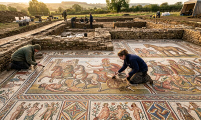 Mosaico romano de 1.700 anos revela versão pouco conhecida da história de Aquiles e Heitor