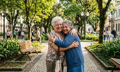 Um estudo de Harvard identificou que pessoas entre 58 e 72 anos que mantêm pelo menos uma amizade desde a infância apresentam taxas de ansiedade 40% menores do que a média da população