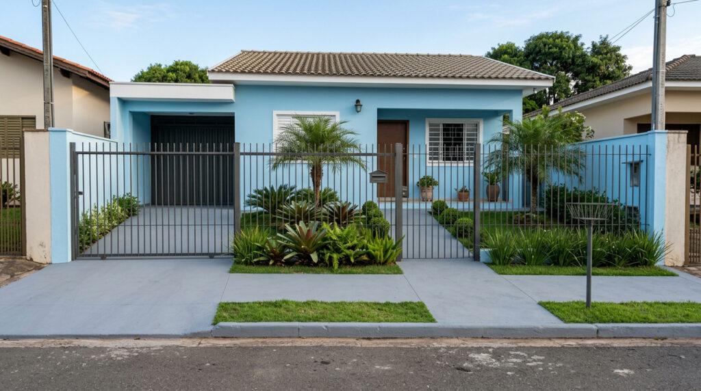 Como fazer calçada simples na frente de casa e deixar a entrada mais bonita e fácil de limpar