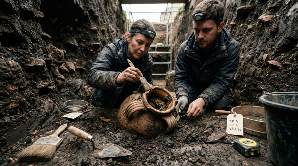 Vestígios humanos em recipiente antigo mudam visão sobre medicina romana de 1900 anos