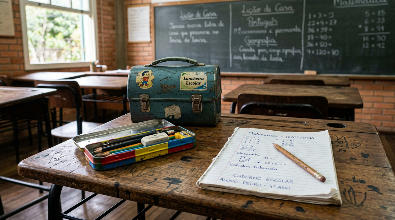 Objetos da escola que marcaram época e ainda despertam nostalgia em quem estudou antigamente