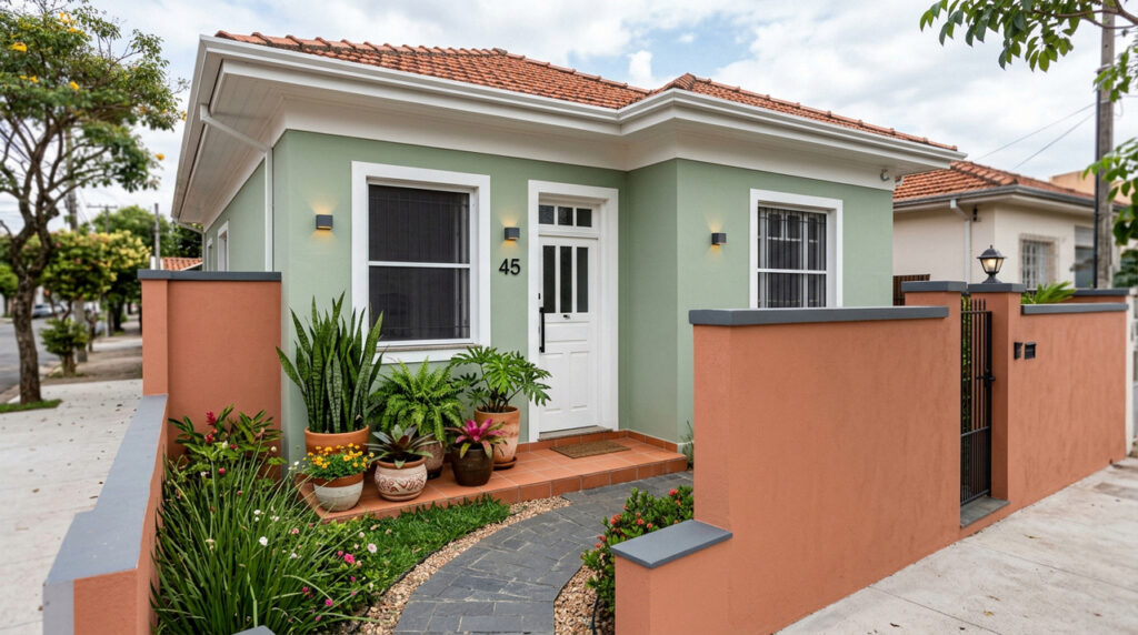Melhorar fachada simples valoriza a casa e deixa a entrada mais acolhedora sem gastar muito
