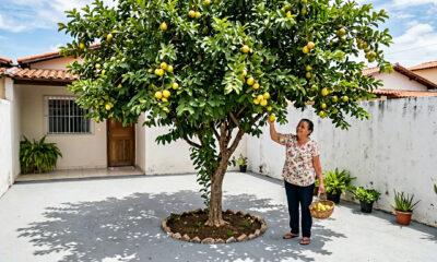 Essa árvore é ideal para o seu pátio: não racha o piso, proporciona sombra e dá frutos deliciosos