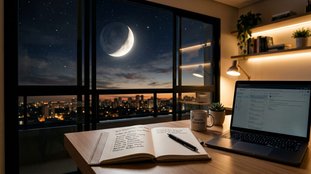 Como a Lua Nova favorece novos começos e abre espaço para mudanças importantes nos signos