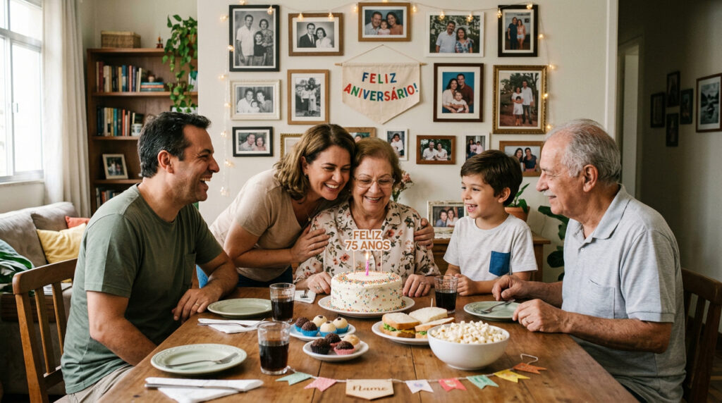 Festas simples que juntavam toda a família e deixavam a infância cheia de boas lembranças