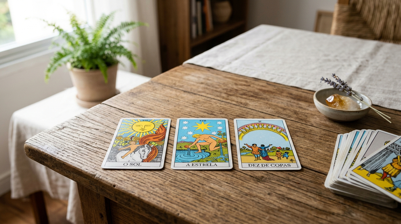 3 cartas do tarot que indicam sorte e oportunidades à vista em uma fase mais favorável