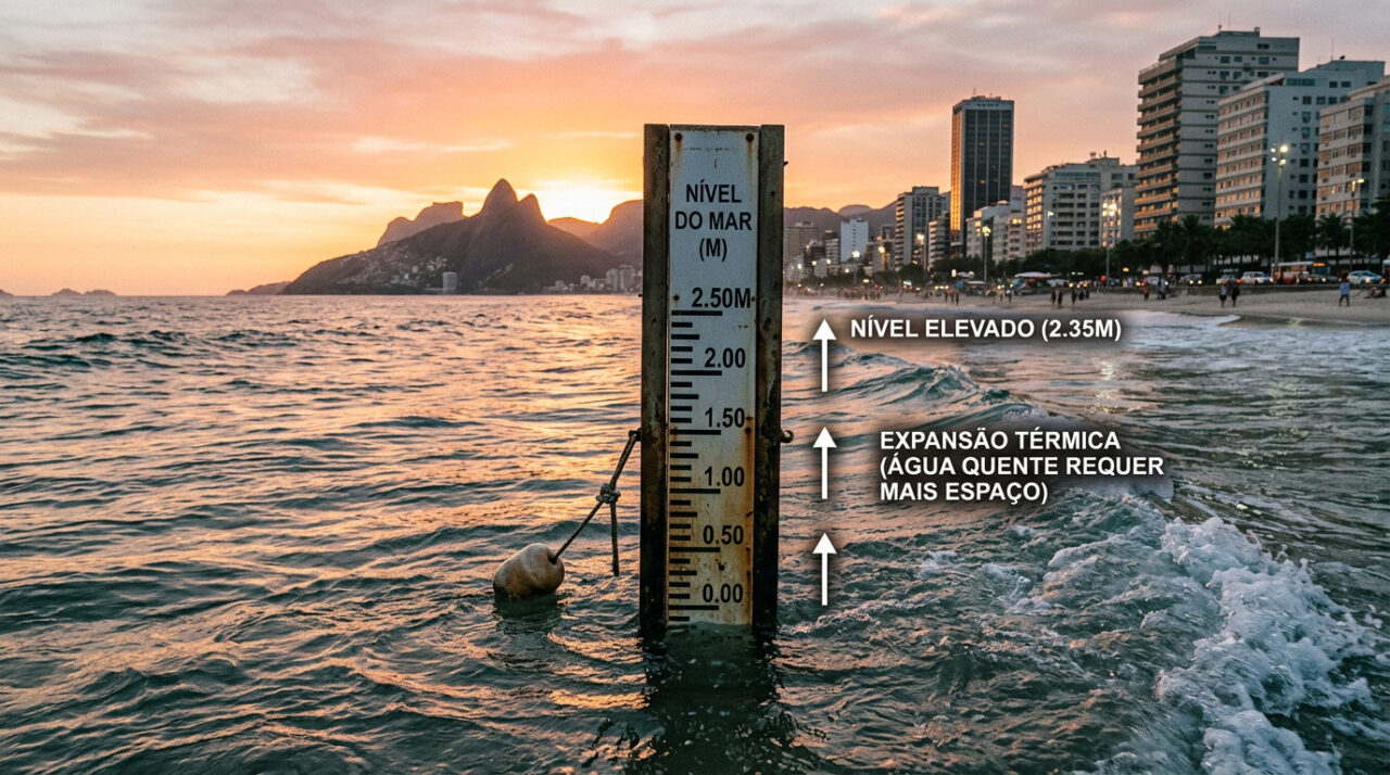 Nem o derretimento do gelo nem o efeito estufa: o nível do mar está subindo e o verdadeiro culpado está escondido debaixo d'água.
