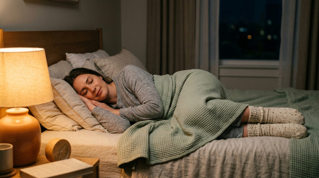 O que significa dormir de meias, segundo a psicologia