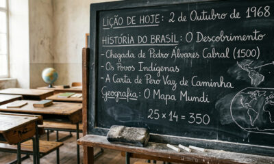 Se você estudou com quadro negro e apagador, sua infância escolar foi bem diferente