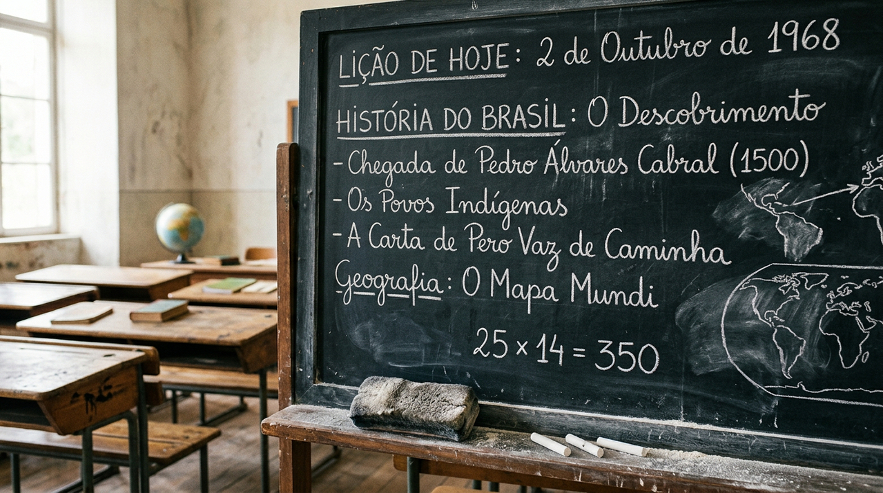 Se você estudou com quadro negro e apagador, sua infância escolar foi bem diferente