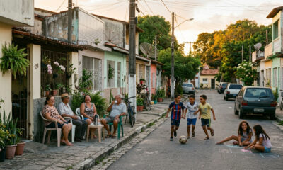 Parar para conversar era um costume simples que tornava a rotina mais leve e acolhedora