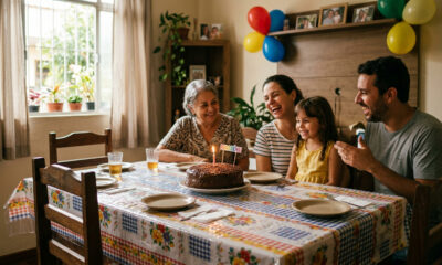 Festas simples que juntavam todo mundo e marcaram aniversários de infância