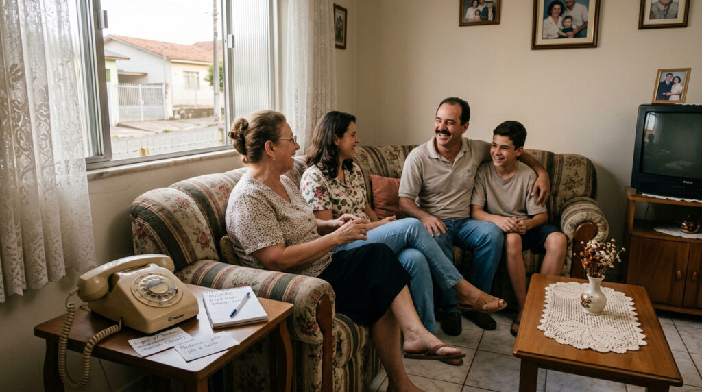 Como as pessoas se relacionavam antes da internet e criavam laços com visitas sem avisar