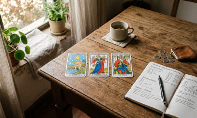 Estas 3 cartas do tarot indicam proteção e equilíbrio durante mudanças financeiras importantes