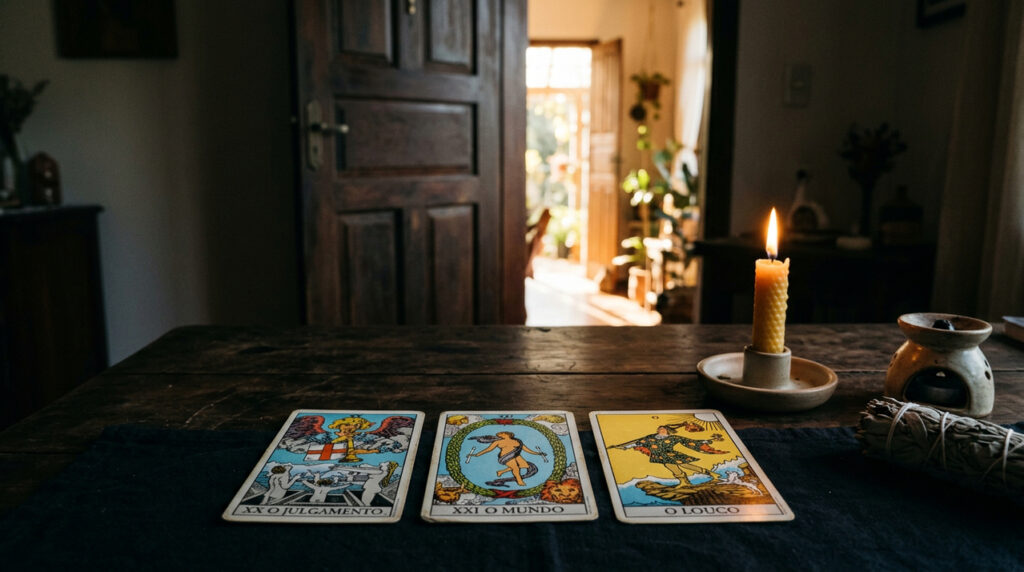 Cartas do tarot que indicam fim de ciclo e recomeço em momentos de grande transformação