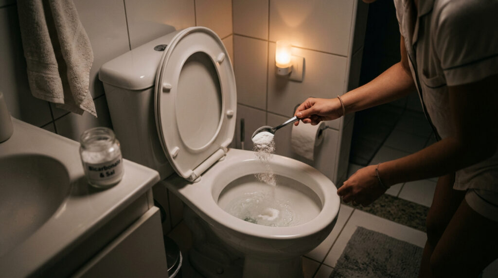 Colocar sal no vaso sanitário antes de ir dormir: para que serve e por que você deve fazer isso toda semana