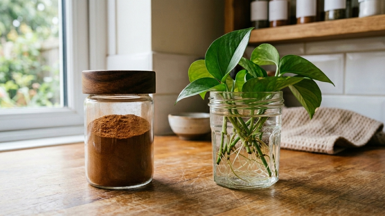 O ingrediente da sua cozinha que faz qualquer muda soltar raiz em poucos dias e surpreende quem cultiva plantas