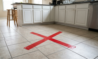Adeus azulejos na cozinha: a nova onda minimalista para renovar o piso em um dia e sem pedreiros