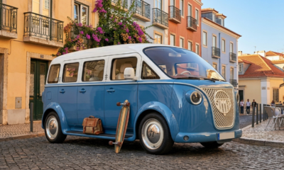 China lança “Kombi” de oito portas com tecnologia BYD e design retrô