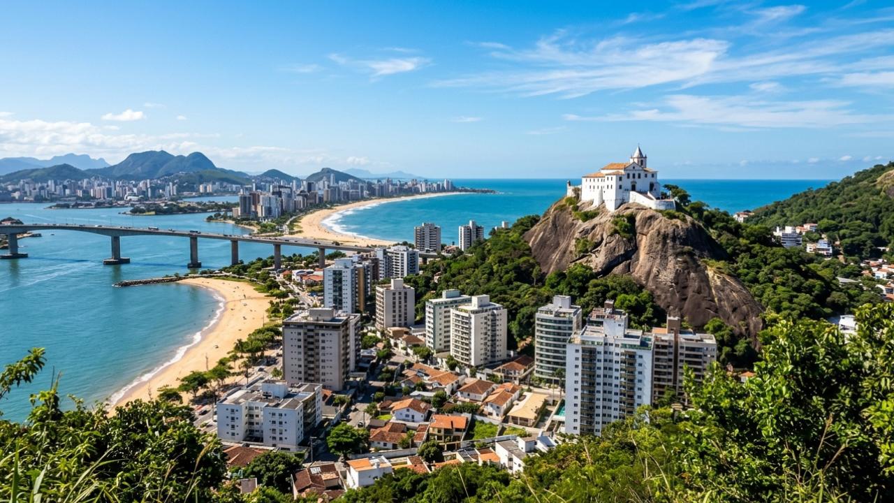 Fundada 14 anos antes de Salvador, essa cidade guarda um convento do século XVI em uma montanha de 154 metros de altura que encana com beleza única