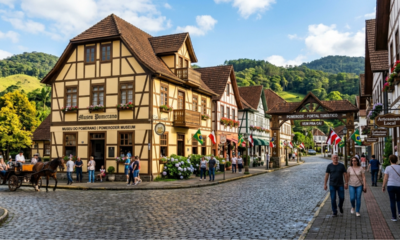 A cidade mais alemã do Brasil guarda a maior rota de casas medievais fora da Europa
