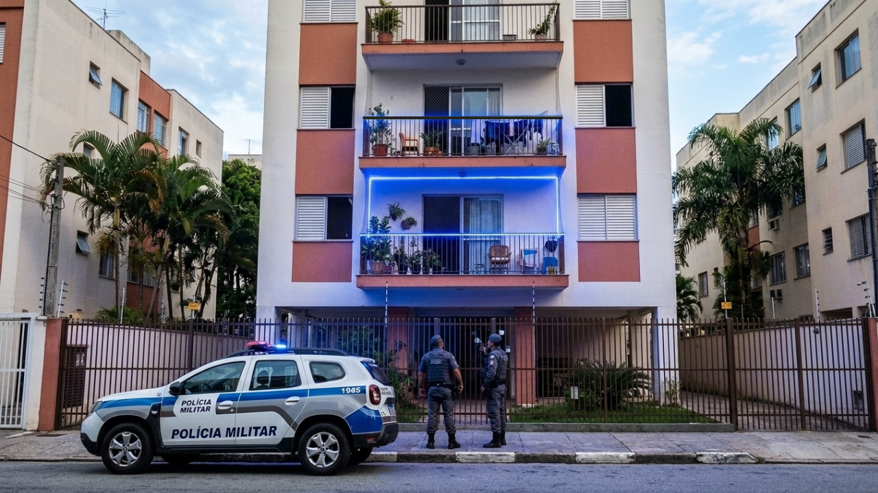 Morador instala fita de LED azul na varanda, é acusado de alterar a fachada do prédio e acumula R$ 20 mil em multas diárias