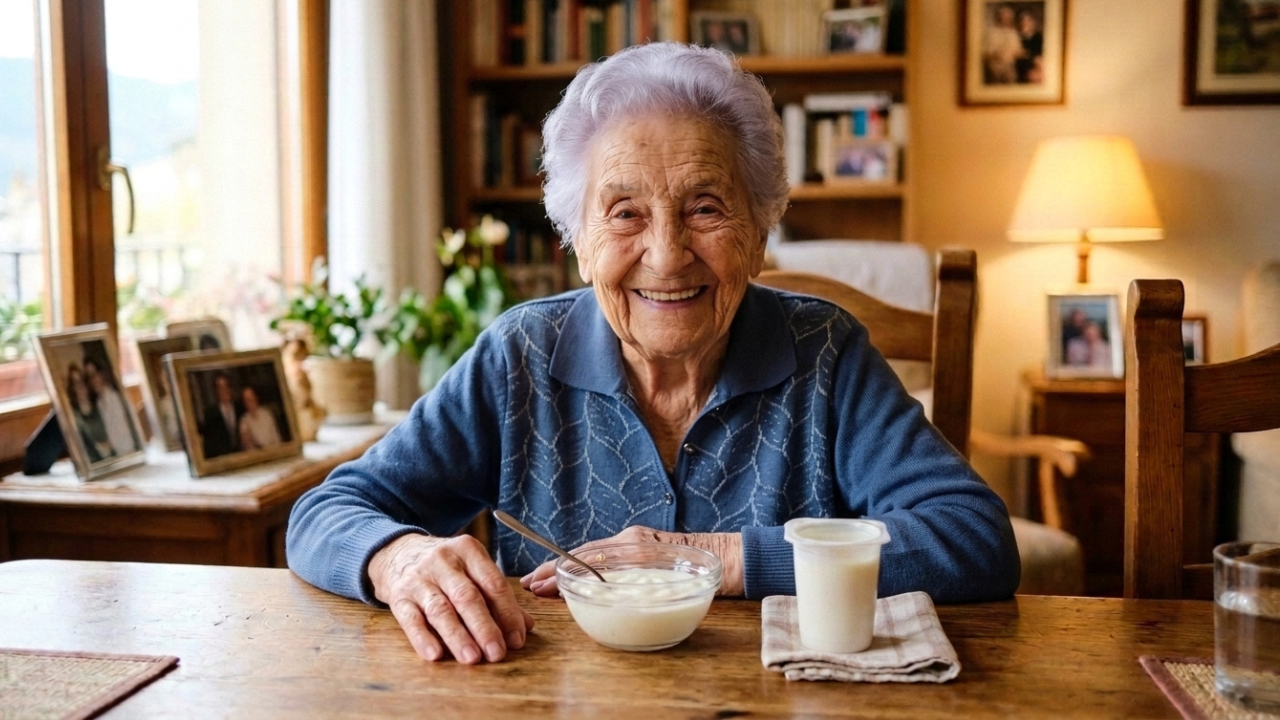 Mulher que viveu até os 117 anos: "As pessoas esperam que eu diga que o segredo é um gene raro, mas era só o iogurte que eu comia todo dia. Vivi tanto porque cuidei do meu intestino sem nem saber"