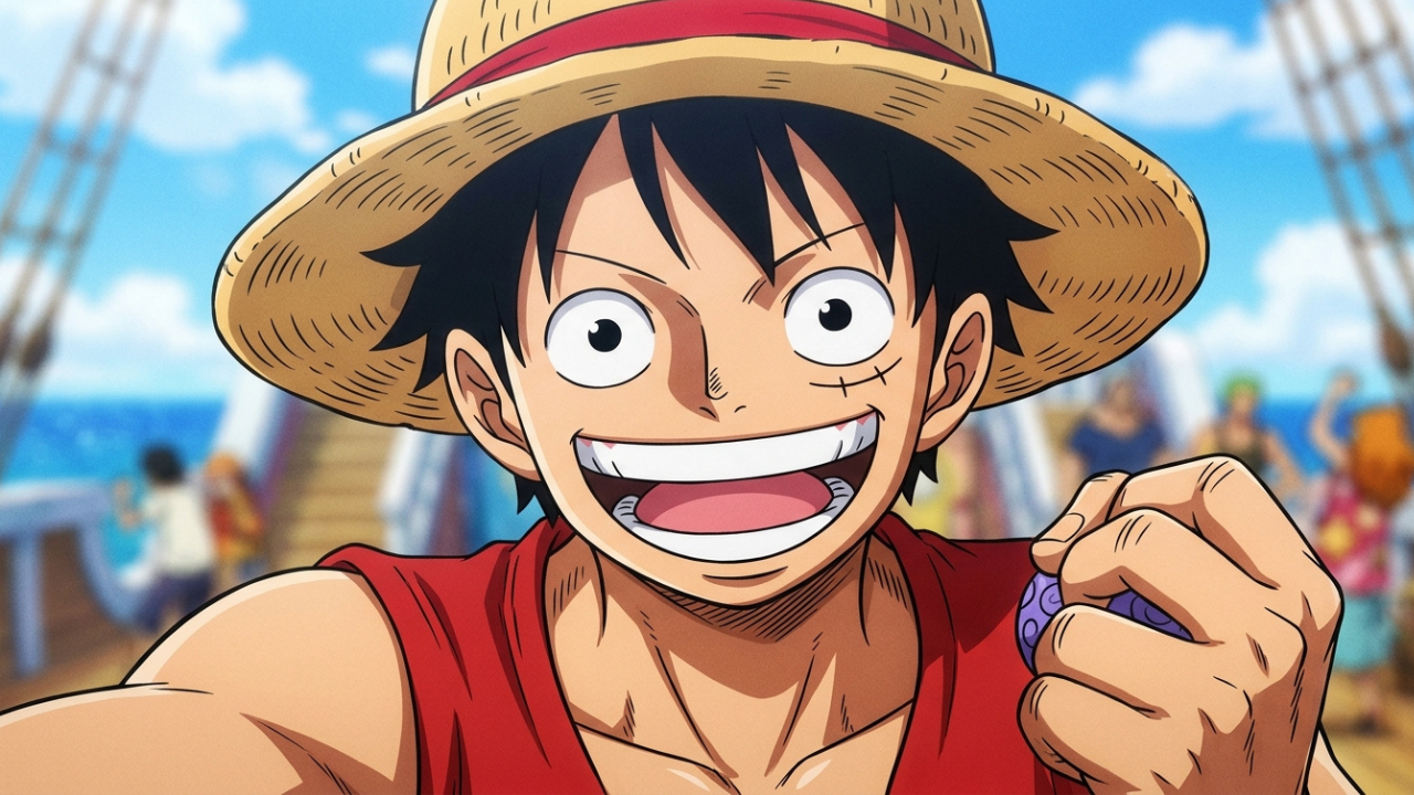 Frase do dia de Monkey D. Luffy: "Se você não correr riscos, não pode criar um futuro. O seu destino pertence a você."