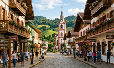 A pequena cidade de Santa Catarina com apenas 9 mil habitantes, fundada em 1933, que preserva até hoje o charme dos Alpes
