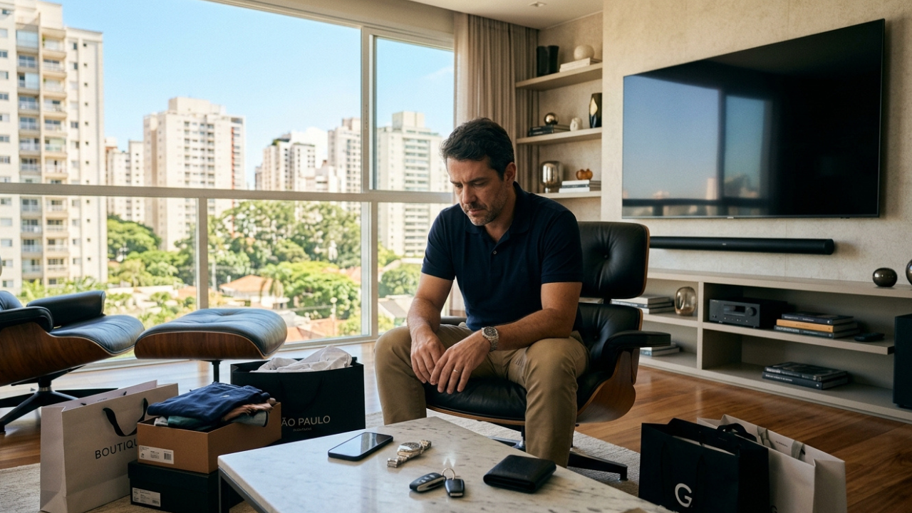 Provérbio do dia de Sêneca: "Trabalhamos duro para ter coisas que não precisamos e impressionar pessoas que não gostamos". Lições sobre consumo consciente, liberdade financeira e por que a busca por aprovação alheia custa caro demais
