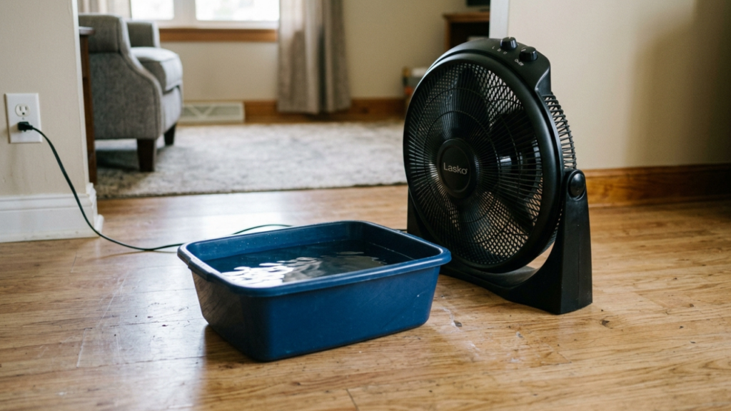 Colocar uma bacia de água na frente do ventilador: para que serve o truque e por que ele é recomendado