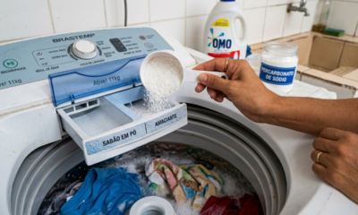 Colocar percarbonato de sódio na máquina de lavar: para que serve e por que é recomendado
