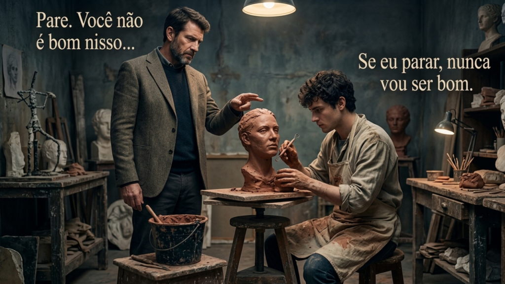 A diferença entre quem desiste no início e quem passa dessa fase. ARRASTE PARA O LADO >>>