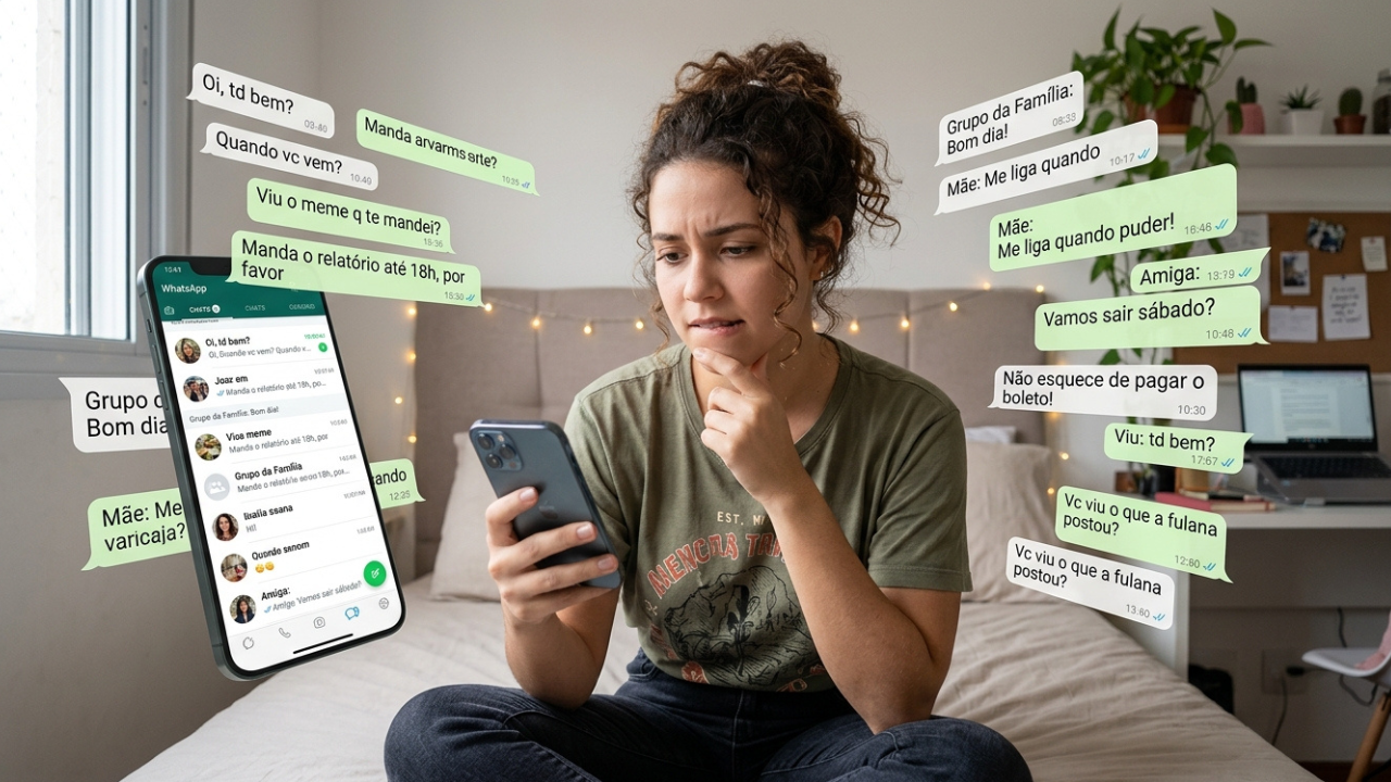 A psicologia explica: quem demora dias para responder mensagens sofre com paralisia decisória, não com desinteresse