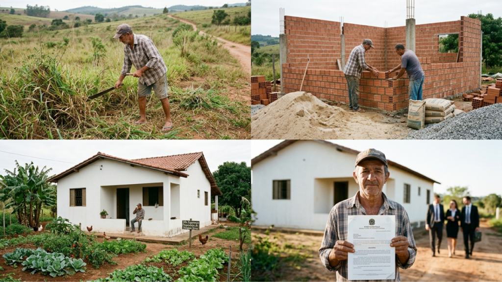 Homem cuida de terreno abandonado por 11 anos, constrói casa de 120 m² e herdeiros perdem a propriedade em processo de usucapião
