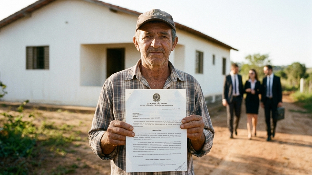 Homem cuida de terreno abandonado por 11 anos, constrói casa de 120 m² e herdeiros perdem a propriedade em processo de usucapião