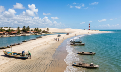 O vilarejo de 2 mil habitantes que só tem ruas de areia e é acessível apenas por barco