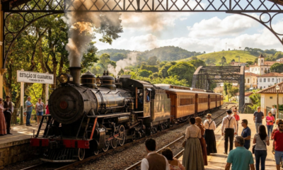 A cidade paulista fundada em 1875 que preserva a maior locomotiva a vapor em operação no Brasil