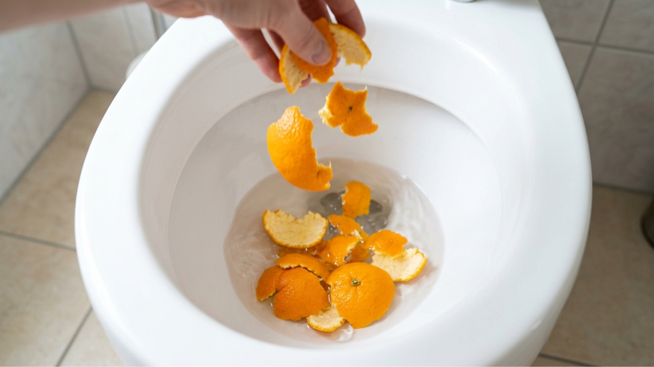 Jogar cascas de laranja no vaso sanitário uma vez por semana no inverno: para que serve e quais são os seus benefícios