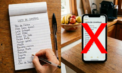 A psicologia diz que pessoas que anotam a lista de compras no papel em vez de no celular geralmente possuem essa característica de personalidade