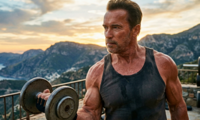 Frase do dia de Arnold Schwarzenegger, 78 anos: "Para todos, o dia tem 24 horas; então, durma 6 e aproveite as 18 horas restantes"